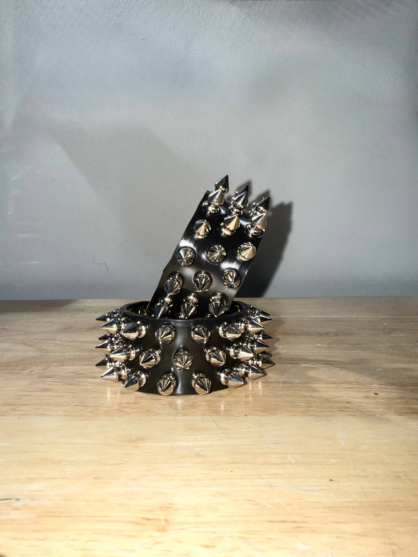 3 row 1/2" spike bracelet