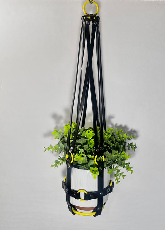 Basic Bitch 6" Plant Hanger with Yellow rings
